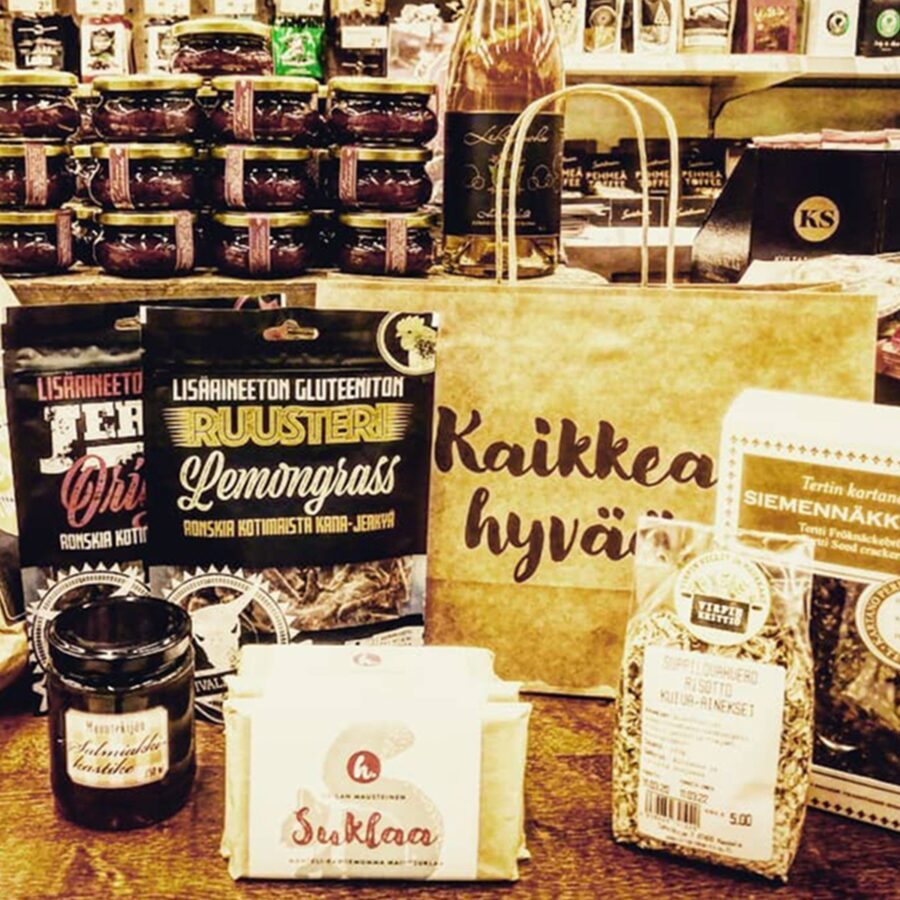 Kauppahalli Lahti tuotekokoelma